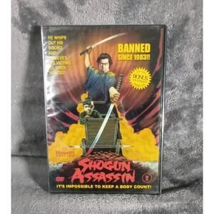 NEW Shogun Assasin  DVD W/ Bonus Soundtrack CD Rare Widescreen 2 Disc Set SEALED